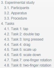 methods outline snip