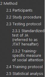 methods outline snip4